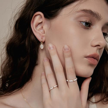 ARSIS Heart Charm Huggie Hoop Earrings for Women, Dainty 18K Gold Plated Heart Drop Hoops with CZ, Hypoallergenic, 925 Sterling Silver Posts, Tarnish-Free, Lightweight Jewelry Gift for Her - color: Moonlight Drop Huggie Hoop