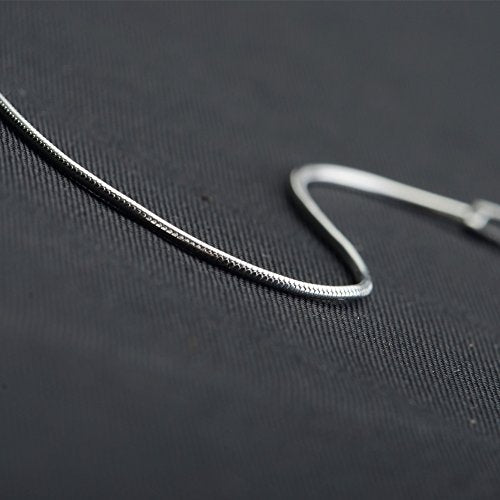 LUHE Silver Chain Sterling Silver Snake Chain Necklace 1MM Italian Crafted Thin Chains Lightweight Strong Chains - Lobster Claw Clasp Gifts for Women 14-30 inchs - size: 1mm snake chain 20in