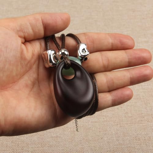 Chunky Pendant Necklace for Women Vintage Boho Necklaces Choker Layered Statement Necklaces Bohemian Jewlery Gifts - style: Bohemian Pendant Necklaces Women