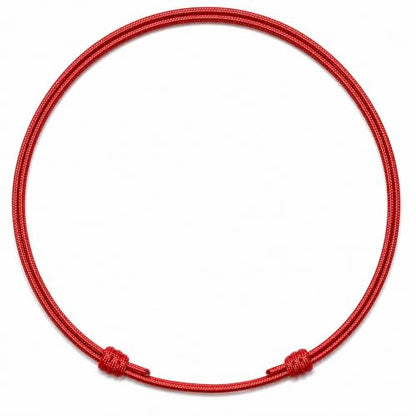 Red String Anklet for Women Men Teen - Ankle Bracelet Surfer Beach Anklets Cord Waterproof Adjustable Jewelry Unisex Summer Accessories Protection Talisman Good Luck - size: 8" min length - 16" max length