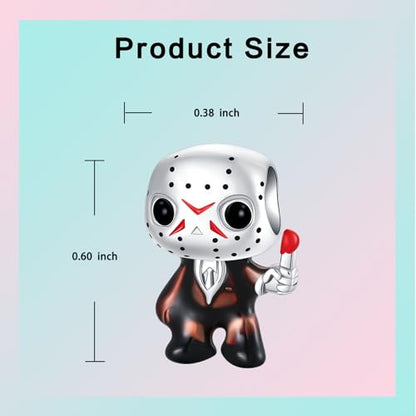 Family Love Mother Daughter Grandma Charm 925 Sterling Silver fits Bracelets Necklace Pendant Bead Charms Jewelry Gift for Women Family Friends - color: Cabin Mask Charm