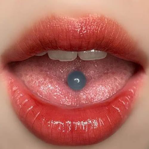 14G Plastic Tongue & Nipple Piercing Jewelry Tongue Rings Nipple rings For Women Men Glow Dark Barbell Silicone acrylic tongue ring for Women Men 7 Colors Each in a Pair 16mm