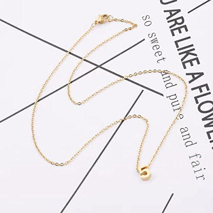 Number Necklace for Women Dainty 18K Gold Plated Pendant Necklace Charm Birth Month Personalized Jewelry Birthday Gift - color: GOLD, style: Number 7