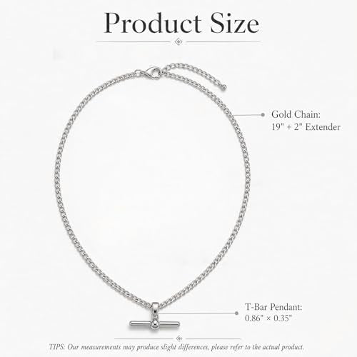 Layered Necklaces for Women Pearl Necklace Stack Gold T Bar Necklace Set Dainty Heart Pendant Jewelry Trendy 2026 Fashion Accessories Gifts - color: A6:1pcs-silver