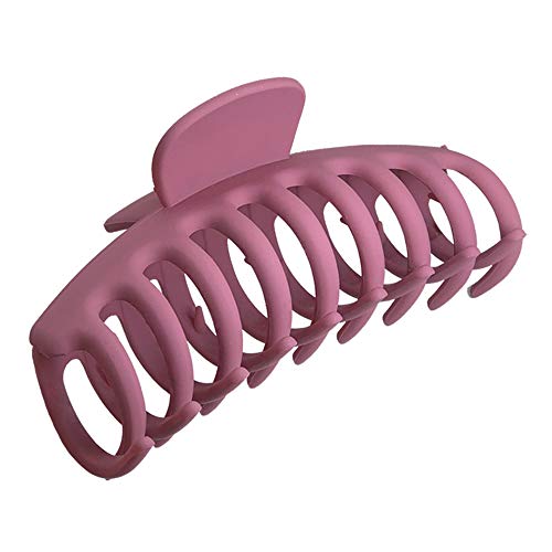 OWIIZI Hair Clip, 4.3" Large Matte Claw Clips, Non-Slip Ponytail Jaw Barrette Strong Hold Banana Jumbo Clips for Women Long Thick Hair | Big Claw Clips,Non-Slip Strong Hold Jumbo Ponytail Barrette,Jaw Clamps,Cute Hair Accessories,for Girl Thick Thin Curly