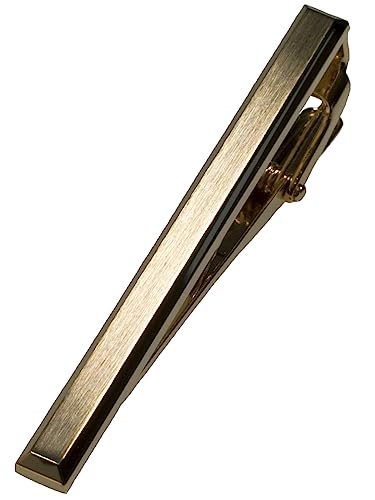 [TAVARAT] Tie Clip Tie Clips for Men Black Silver Light Gold Tie Bar Tie Pin Tps-163 - style: light gold