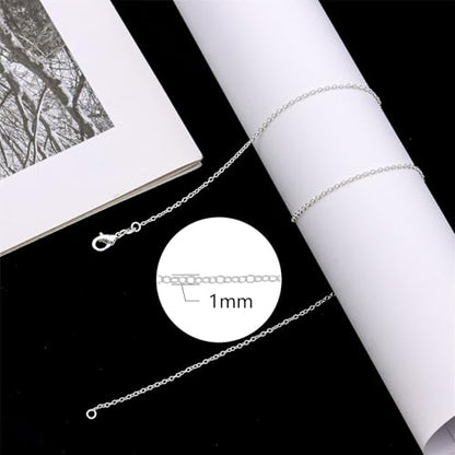 925 Sterling Silver Chain Necklace for Women 16-24 Inch Silver Jewelry Gift - size: 20 Inch, style: Rolo Chain