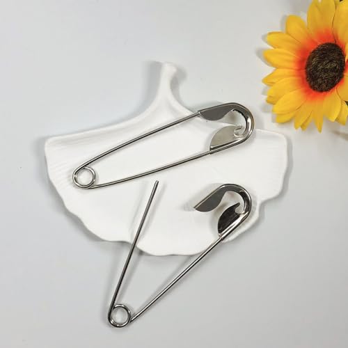 Metal Hair Pins, Funny Pin Shape Design Hair Stick Pin, French Style Hair Stick Clips, Silver, 2-Pack, for Vintage Hairstyle Accessories