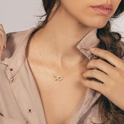Starain Sunflower Necklaces for Women 14K Gold Plated Rotate Sunflower Pendant Necklace Cute Fun Necklaces 18 inch - color: D-Gold-Heart