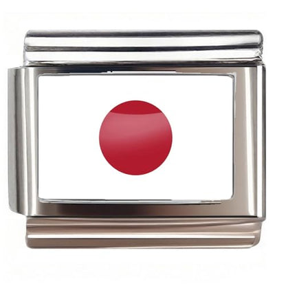 Italian Bracelet Charm,9mm,United Arab Emirates,Country & Culture > Flag - color: Japan