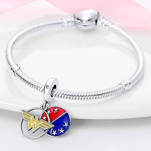 Pandach 925 Sterling Silver Charms Beads for Bracelets and Necklaces Butterfly and Headphones Pendants Clover Charms Jewelry Gift for Women - style: Charm National Micro