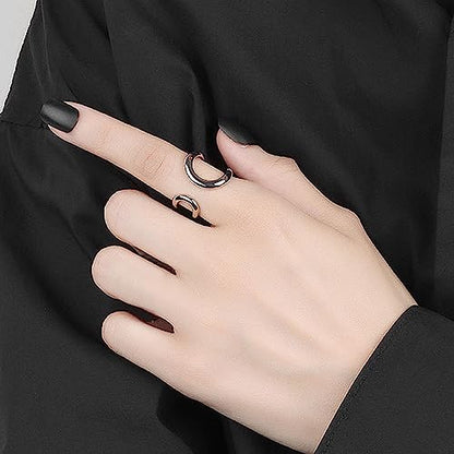 925 Sterling Silver Rings Handmade Rings Adjustable Open Teardrop Rings Waterdrop Ring for Women - color: Color 9