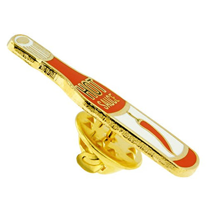 PinMart Food Enamel Lapel Pin - color: Set of 4 Gold Plated, size: 4pc Gift Set
