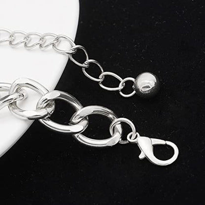 Suyi Multilayer Chain Belt Rhinestone Metal Chain Belts for Women Punk Gold Waist Chain - color: Silver, size: S: 90 CM