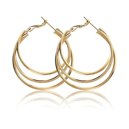 Shiny Gold Butterfly Earrings for Women | 14K Real Gold Plated Butterfly Earrings for Women, Dainty & Trendy Butterfly Stud Earrings for Fashion Jewelry Gifts - color: AZ43
