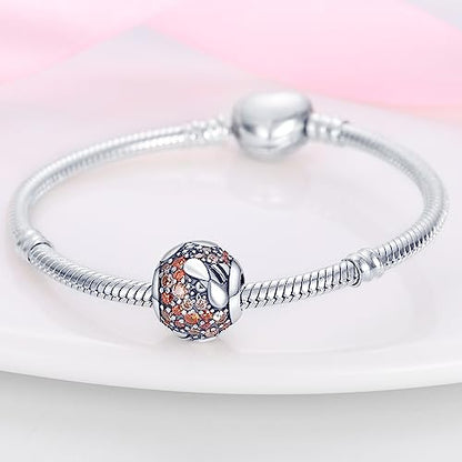 925 Sterling Silver Charms for Bracelets Necklaces Dangle Pendant With 5A Cubic Zirconias Bead Charm for Women DIY Jewelry - style: Bee Bead Charm