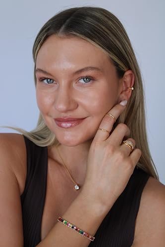 Non-Piercing Ear Cuffs for Women – 18K Gold Plated Brass with Sparkling Zircon – Trendy & Elegant Tarnish-Free Jewelry for Everyday & Formal Wear