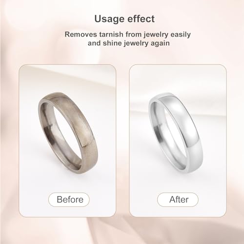 SEVENWELL Silver Polishing Cloth, Jewelry Cleaner Cloth for Sterling Silver Jewelry, Gold, Platinum, Silverware, Diamonds, Gemstones, Coins (20cm Light Grey Silver Cloth) - color: 20cm Light Grey Silver Cloth