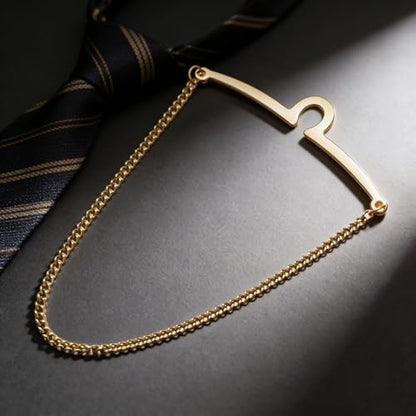 Yoursfs Tie Chains for Men Gold and Sliver Tie - style: Gold Tie Chains