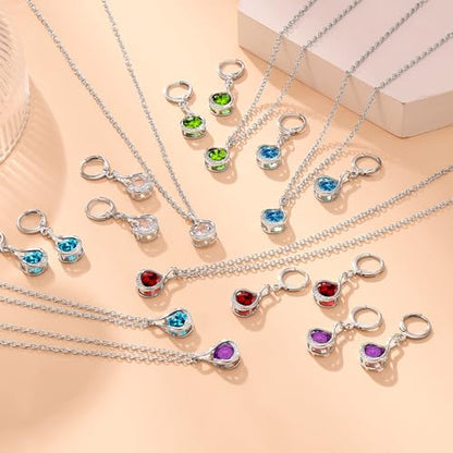 IFKM Silver Jewelry Sets For Women Rhinestone Pearl Crystal CZ Choker Necklace Earrings Bracelets Set For Bridal Bridesmaid Accessories Wedding Prom Anniversary Birthday Gifts - color: White