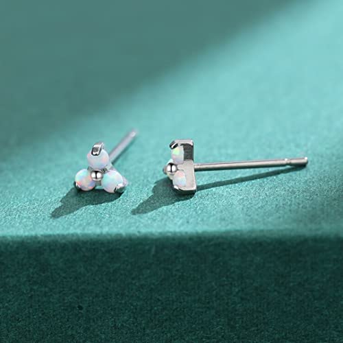 Limerencia G23 Pure Titanium Hypoallergenic Earrings | F136 Implant Grade Titanium Jewelry for Sensitive Ears - color: Trinity Opal