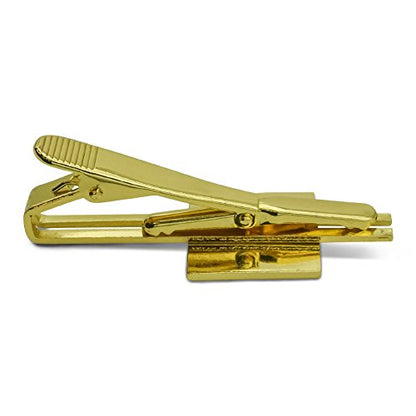 GRAPHICS & MORE Scooby-Doo Ruh Roh Square Tie Bar Clip Clasp Tack- Silver or Gold - color: Gold
