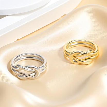 2 PCS Scarf Rings for Women 0.9in Knot Scarf Clip for Shawl Scarves Dress Buckle Wrap Clasp Clip Clothing Accessories