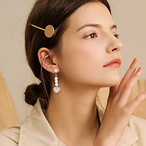 224pcs Earring Studs for Jewelry Making,Gold Plated Stud Earrings Hypoallergenic Stud Earring with Loop Stainless Steel Earrings Posts with Ear Nut for DIY Making,Favors(14K Gold,Silver) - color: 224pcs;14K Gold,Silver