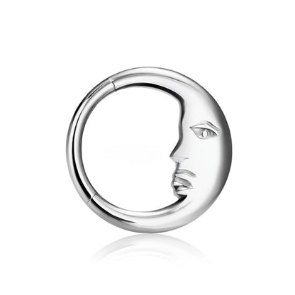 Cartilage Daith Earrings For Women Small 14K Gold Plated Hoop Hypoallergenic Helix Piercing Huggie Surgical Steel Diamond Implant Cubic Zirconia Prom Gift Jewelry - color: Style11-Silver, size: 16g-8mm