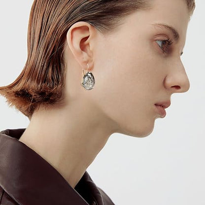14K Gold Teardrop Crystal Leverback Earrings Sparkly Rhinestone Water Droplet Dangle Drop Earrings For Women - color: Grey
