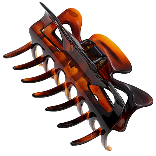 Camila Paris CP42 French Hair Clip for Women, 3.5 inch Tortoise for Thick Volume Hair, Girls Hair Claw Clips Jaw, Durable Styling Hair Accessories for Women, Strong Hold No Slip Grip, Made in France - color: Tortoise Shell 3.5"