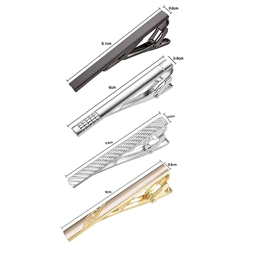 Pearl Rose Tie Clip Cufflinks Set for Men Gold Silver Gun-black Cufflinks and Tie Clip Groom Wedding Business Jewelry - style: Special 4-Color Set