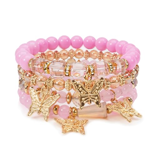 Boho Wooden Beads Bracelets Bohemian Bracelet Stack for Men Women Wood Beaded Bracelet Set - color: N
