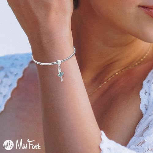 Birthstones Ballet Dancer Dangle Charm fits Pandora Charms Bracelets Gift for Daughter Granddaughter Women Sister Birthday - style: Jan Birthstones