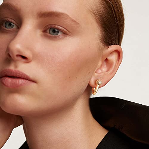 Huggie Hoop Earrings 14K Gold Plated Cubic Zirconia Dainty Simple Cute Beads Elegant CZ Circle Small Hoop Earring for Women Minimalist Handmade Hypoallergenic Jewelry - color: Balls