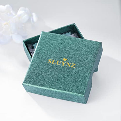 SLUYNZ Solid 925 Sterling Silver Ear Cuff Earrings for Women No Piercing Cartilage Earrings Tri Earrings, Helix Cuff Earrings for Men - color: B-18K Gold Plated