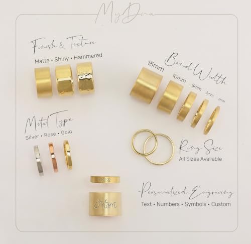 Versatile 14k Rose Gold Band - Customizable Fashion, Wedding & Stackable Rings for Women - Personalized Anniversary & Relationship Rings for Him and Her