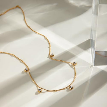 Unisex Celestial Gold Pendant Necklaces, Sun/Moon/Star/Angle Celestial Elements Unisex Choker Gold Lover Chains for Men and Women Jewelry - color: Layer - Gold Chain #2