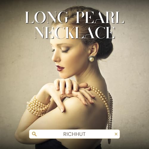 Women's Long Pearl Necklace - Natural Cultured Pearls - Luxurious 8mm Strand Pearls - 1920s Timeless Elegance - Great for Wives, Girlfriends, Sisters, and Besties - Length 60In/71In - color: Cream White, size: 60In