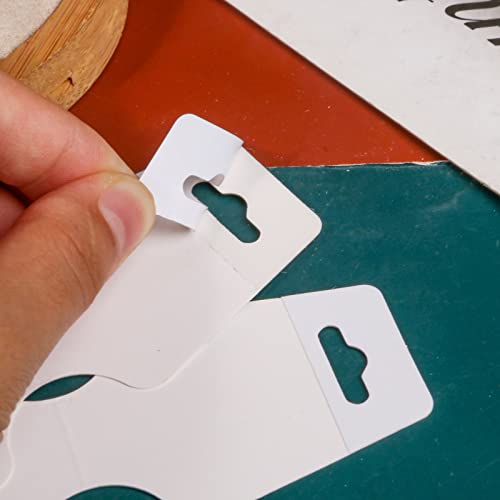 200PCS Bracelet Display Cards Necklace Holder Cards Self Adhesive Jewelry Packaging Selling Card for Small Business (Mable, 1.8x4.7 inches) - color: Mable