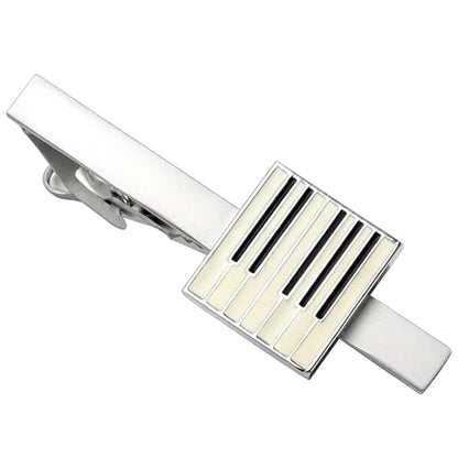 HAWSON Tie Clips for Men Unique,Fun Animal/Musical/Nautical Tie Clip,Novelty Personalized Mens Tie Bar,Accessories Business Wedding Gifts - style: Piano Keys
