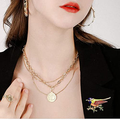 Fashion Cute Crystal Swallow Brooches Pin Bird Shape Corsage Jewelry (3PCS)
