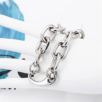 Women's Stainless Steel Bracelet Jewelry Crystal Bracelet with Cube Zircon Hinge Jewelry Oval Bangle Witness The Gift of Love