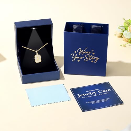 Initial Necklaces for Women 18K Gold Plated Letters Pendant Necklace Personalized Jewelry Birthday Gifts Wife Anniversary for Women Mom