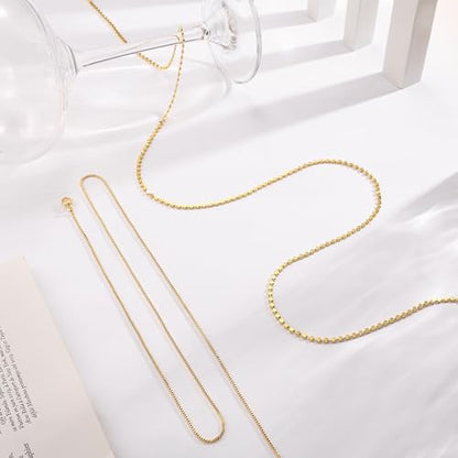 14K Gold Plated Layered Body Waist Chain for Women | Layered Waist Chain with CZ Heart and Pearl Pendant, Belly Chain Belt Jewelry for Women, Bikini Summer Beach Wear - style: Box & Square Waist Chain