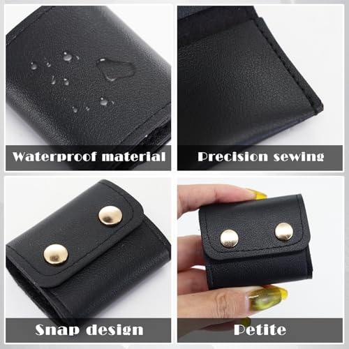 Mini Travel Jewelry Roll Bag with Buckle, Foldable Multifunctional Mini Travel Jewelry Case, Jewelry Roll Storing Rings, Necklaces, Earrings (Blue-b) - color: Blue-b