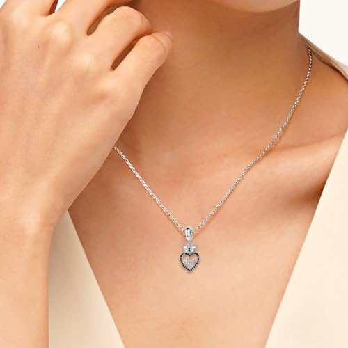 Sweet 16 Celebration Dangle Charm Happy Birthday Compatible with Pandora Bracelet - color: Black