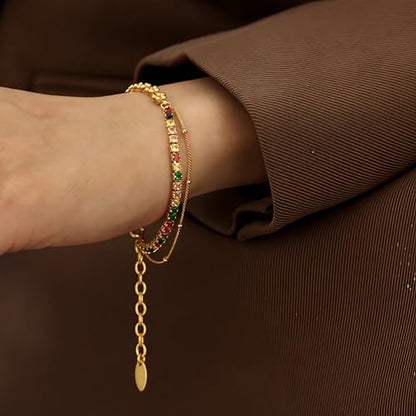18K Gold Bangle Bracelets for Women 925 Sterling Silver Bracelets Bracelets Adjustable Boho Bracelets Stackble Cuff Bangle Bracelets for Men Women Chunky Gold Bangle Open Cuff Bracelets Christmas Gift - color: Bracelets-13