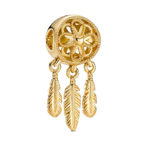 925 Sterling Silver Charms Pendants Mom Heart Dog koi fish Sea Turtle Football Charms for bracelet Pendants Beads Mom Sister Wife Family, Friends, Birthday gifts - style: Dreamcatcher Pendant