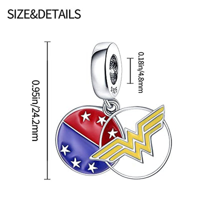 Pandach 925 Sterling Silver Charms Beads for Bracelets and Necklaces Butterfly and Headphones Pendants Clover Charms Jewelry Gift for Women - style: Charm National Micro
